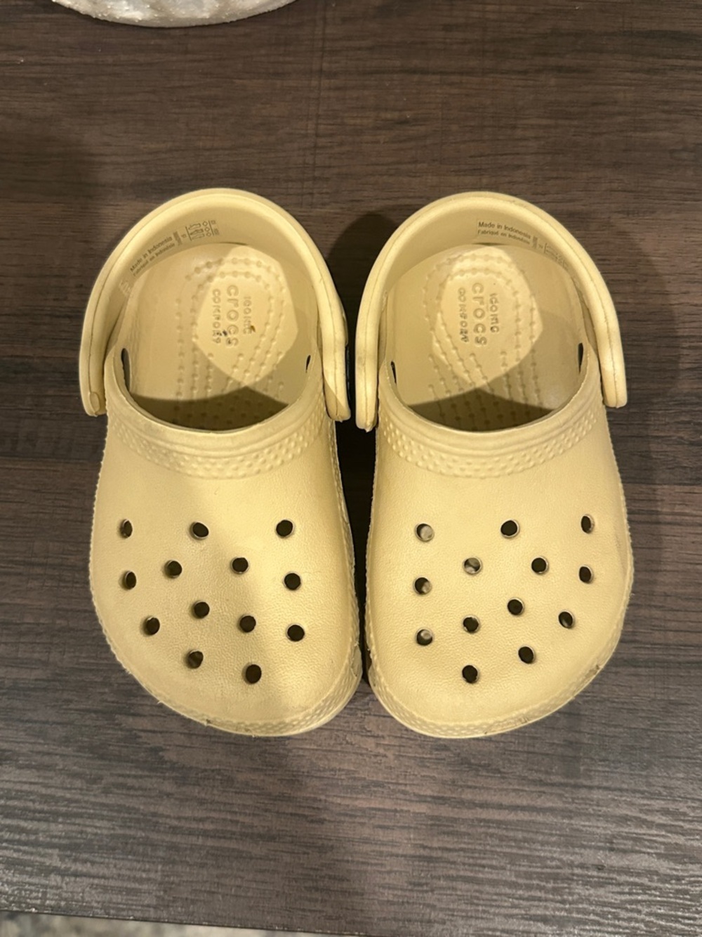 Crocs-Style Kids Clogs in Khaki